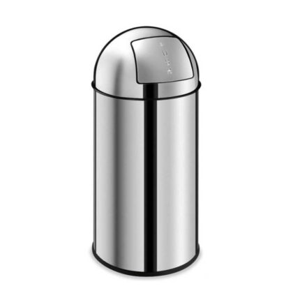 cos de gunoi din inox cu capac batant limpio 50 litri