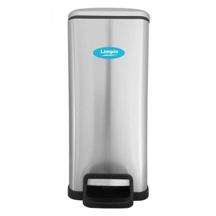 cos de gunoi din inox cu inchidere lenta limpio cxr 10l