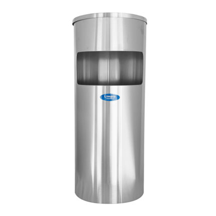 cos de gunoi din inox cu scrumiera limpio csr-03