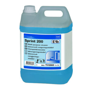 canistra 5 detergent concentrat geamuri sticla plastic Taski Sprint 200
