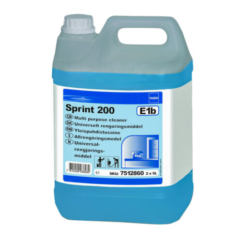 canistra 5 detergent concentrat geamuri sticla plastic Taski Sprint 200