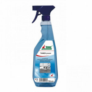 bidon cu atomizor detergent plastic pentru spalari grele tanex power 750 ml