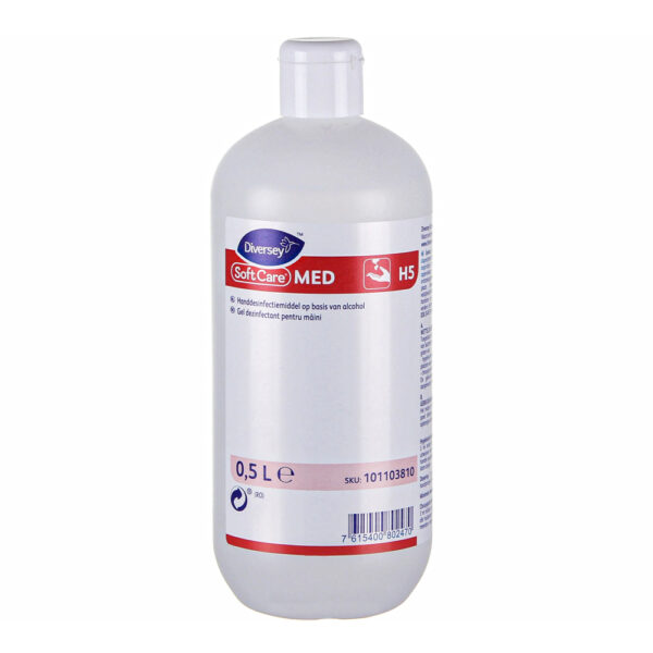 gel dezinfectant petru maini soft care med h5500 ml la bidon