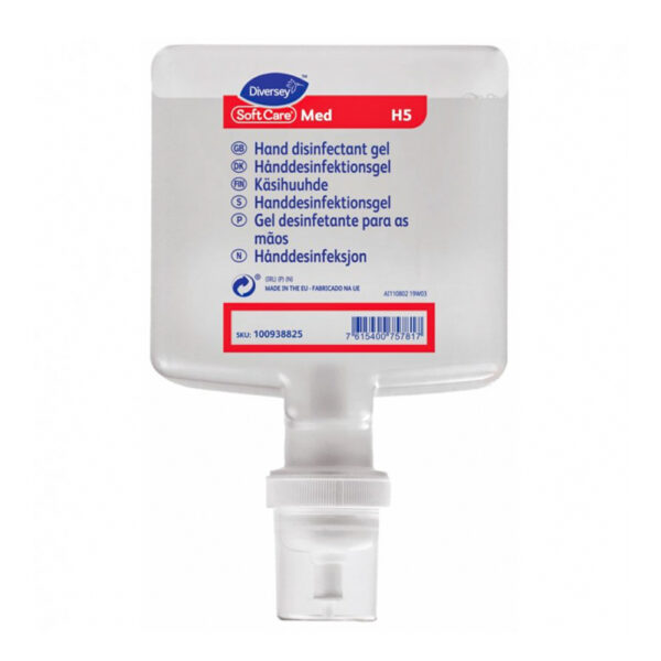 gel dezinfectant pentru maini soft care med h5 ic 1300 ml