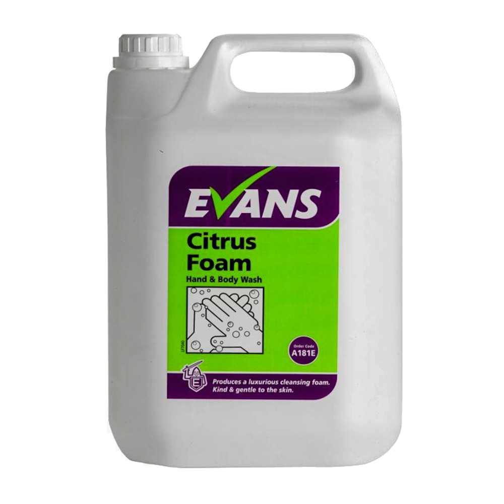 Sapun spuma Evans Citrus Foam 5 litri