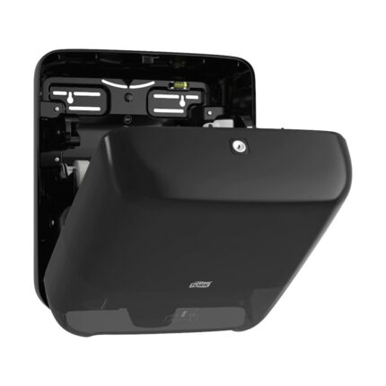 vedere interior dispenser rola prosop Tork Matic negru