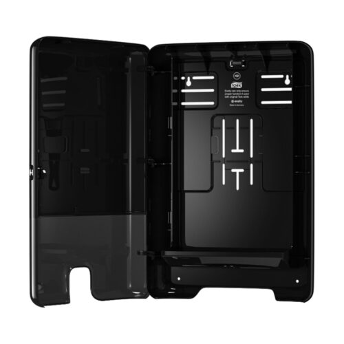 Dispenser pentru prosoape pliate Tork Xpress Multifold negru interior