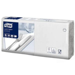 servetele de masa tork lunch albe 33x33 cm