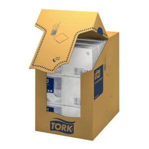 servetele pentru bauturi tork cocktail albe 24x24 cm bax 4 buc.