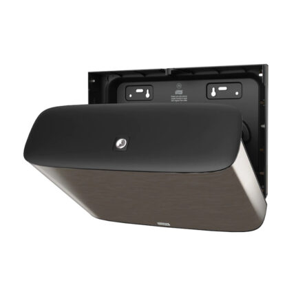 Dispenser pentru hartie igienica mini jumbo Tork inox deschis