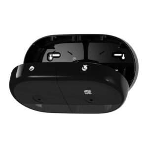 Dispenser pentru hartie igienica Tork SmartOne Twin Mini negru deschis