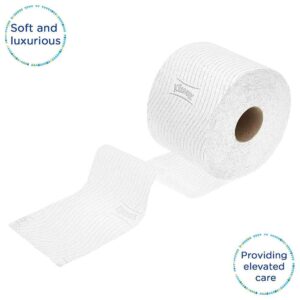 hartie igienica rola medie kleenex dizolvabila, 2 straturi, 72 metri, bax de 36 role - individual