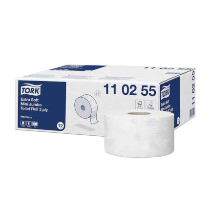 hartie igienica tork extra soft mini jumbo premium 3 straturi 120 metri 12 role bax