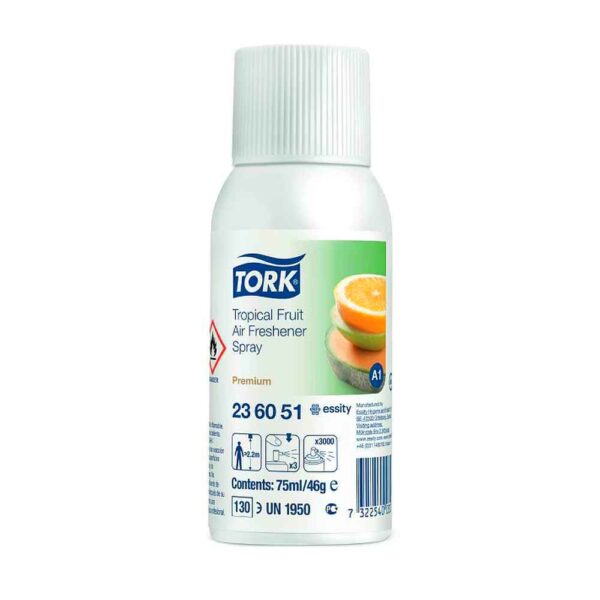 spray odorizant cu aroma de fructe tropicale tork 75 ml