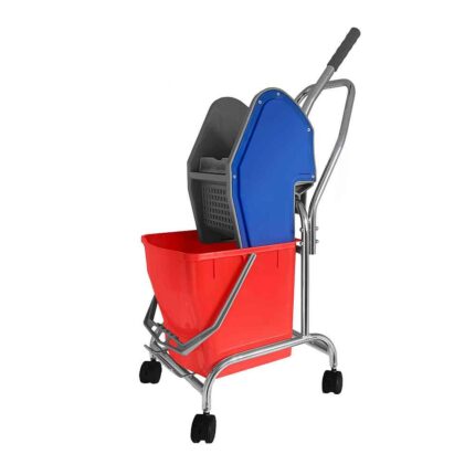 carucior de curatenie cu storcator si o galeata x 18 litri limpio c044