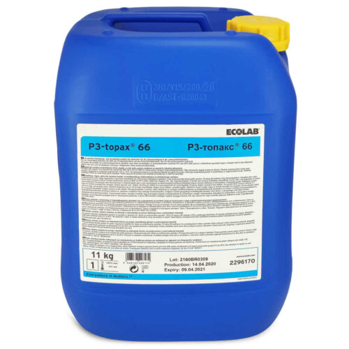detergent degresant si dezinfectant cu clor ecolab topax 66 10 litri