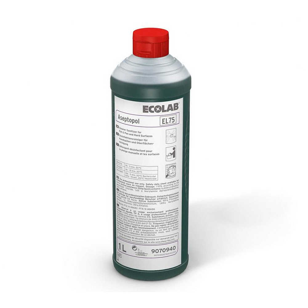 detergent dezinfectant ecolab aseptopol el75 1 litru