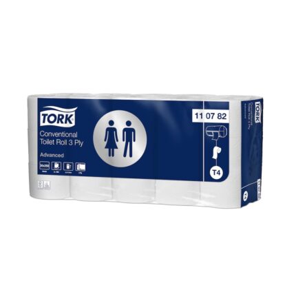 Hartie igienica rola conventionala Tork Advanced, 3 straturi, 30 metri, 30 role/bax