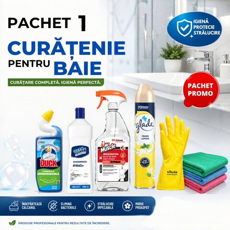 pachet curatenie pentru baie